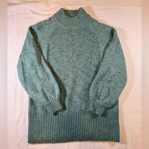 LC Lauren Conrad Teal Turtleneck Sweater